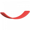 Qaba Planche D'equilibre 32,3\" Pour Enfants, Planche A Bascule Courbee, Apprentissage Prescolaire Termine, Jouet Montessori Waldorf, Pour 3 A 6 Ans, Rouge