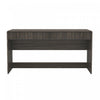 Bureau d’ecriture contemporain Novara 60\" en noyer Jacobean (2 tiroirs)