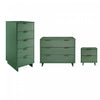 Ensemble de commode 3 pieces Granville Modern en vert sauge