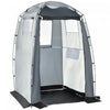 Outsunny 152,4 X 152,4 X 203,2 Cm Tente De Douche Vestiaire Confidentialite Abris De Camping Portables Avec Fenetres Et Tapis De Sol, Pliable Avec Sac De Transport