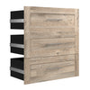 Ensemble de 3 tiroirs Pur de Bestar pour organisateur de garde-robe de 36 po (L) - brun rustique