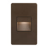 Lampe d’escalier et murale Bella de Dainolite avec fini bronze et ampoule à DEL de 3,3 W