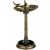 Outsunny Bain D'oiseaux Avec Socle, Bol De Bain D'oiseaux, Bronze