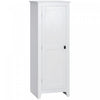 HOMCOM Garde-manger 48\", armoire avec porte grange, blanc