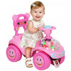 Qaba Voiture A Pousser Pour Tout-petits Avec Musique, Jouet Pour Bebe, Rose