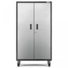 Armoire de rangement mobile de Gladiator - bande de roulement argentée