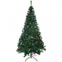 Homcom Arbre De Noel Artificiel De 7ft Avec Ornement