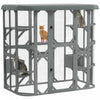 Enclos Exterieur pour Chats, Maison en Bois avec Design Accessible a Pied