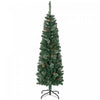 Homcom Sapin De Noel Artificiel Avec Aiguilles De Pin Et Pommes De Pin