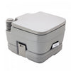 Toilettes portables d'exterieur Outsunny avec reservoir a chasse d'eau pour le camping, la navigation de plaisance et les voyages en voiture, capacite de 10 litres (2,6 gallons).