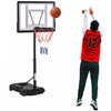 Soozier Panier de Basket Reglable Piscine w/ Roues