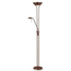 Lampe à pied Mother & Son de Dainolite avec fini bronze brossé huilé