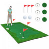 Costway 10 X 5 Ft Golf Mettant Vert Tapis D'entrainement Professionnel De Golf Avec 2 Balles De Golf