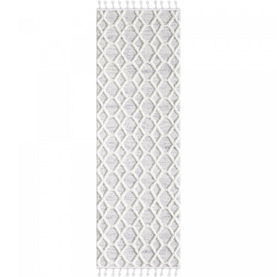 Quinto Nexus Shag Area Rug - 2'7" x 8'|Carpette à poil long Quinto Nexus - 2 pi 7 po x 8 pi