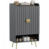 HOMCOM Armoire a Chaussures Etroite pour Entree avec Rangement