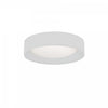 Plafonnier affleuré Cfled de Dainolite de 11 po avec abat-jour blanc