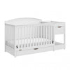 Graco Bellwood Lit de bebe convertible 5-en-1 avec table a langer - Blanc