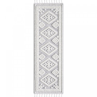 Quinto Westerner Shag Area Rug - 2'7" x 8'|Carpette à poil long Quinto Westerner - 2 pi 7 po x 8 pi