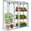 Outsunny Mini Serre, Serre Portable avec 3 Etageres, Transparent