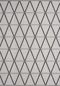 Carpette Jackson à motif de diamants pour l’intérieur et l'extérieur - 6 pi 7 po x 9 pi 6 po