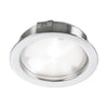 Lampe en forme de disque Cree de Dainolite à faisceau lumineux de 40°, avec fini blanc, ampoule à DEL de 4 W, entrée de 24 VCC, IRC80+ et 3 000 K
