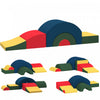 Qaba Jouets d'Escalade pour Empiler et Ramper, 5 Pieces, Multicolore