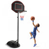Systeme De But De Basket-ball Portable Reglable De 5,5 A 7,5 Pieds Avec Panneau Arriere De Basket-ball Incassable
