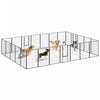Parc pour chien 24 panneaux de 31.5\" pour petit, moyen chien