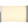 Outsunny Auvent Lateral Retractable Ecran De Confidentialite Pliable, Creme