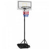 Soozier Cerceau De Basket-ball D'exterieur Avec Roues, Hauteur Reglable