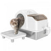 Extra Large Stainless Steel Cat Litter Box W/ High Sided