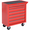 Homcom Coffre A Outils En Acier Verrouillable A 7 Tiroirs Poignee