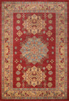 Tapis Traditionnel Mila 7'10\" x 9'10\" en Rouge