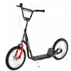 Aosom Scooter Guidon Reglable Enfants Jouet Pour 5+ Avec Freins Doubles Avant Et Arriere Roues Gonflables Noir