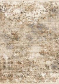 Carpette Sydney beige, grise et crème à motif vieilli - 5 pi 3 po x 7 pi 10 po