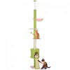 Floor to Ceiling Cat Tree Adjustable Height 87\"-94.5\"