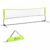 Soozier Filet de Badminton 14pi, pour Volleyball, Tennis, Pickleball, jaune