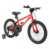 Velo Costway 18 Pouces Pour Enfants De 4 A 8 Ans Avec Selle Reglable Et Guidon Antiderapant Rouge