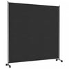 Outsunny Separateur De Piece, Ecran De Confidentialite Roulant 6pi, Noir