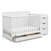 Graco Hadley Lit de bebe convertible 5-en-1 avec table a langer et tiroir - Blanc