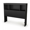 Spark Tete De Lit Bibliotheque - Noir Solide