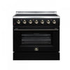 Cuisiniere electrique Galiano de 36 po, 5 foyers radiants, 5,36 pi³, noir – FFSEL6083-36BLK