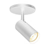 Projecteur Stanly de Dainolite avec fini blanc mat et 1 ampoule