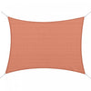 Voile D'ombrage Rectangulaire 4 X 6 M Toile Solaire Taud De Soleil Brique Terracotta