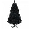 Homcom Sapin De Noel Artificiel De 6 Pieds Avec Ouverture Automatique, Noir