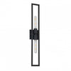 Grande applique murale Wisteria de Dainolite avec fini noir mat et 2 ampoules