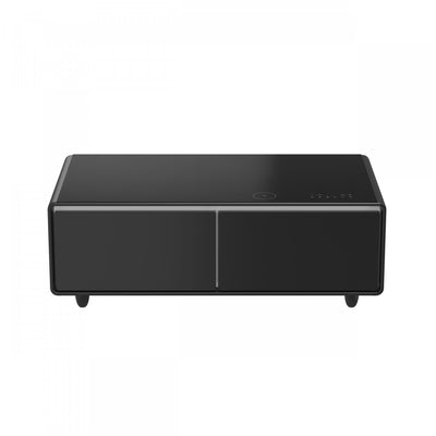 Forno Evoluto Tavolo 51" Black Smart Coffee Table – Dual Refrigerator Drawers-FCTFR7006-51BLK | Table basse intelligente Evoluto Tavolo noire 51 po – Doubles tiroirs refrigeres-FCTFR7006-51BLK
