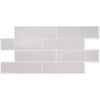 Dosseret Smart Tiles peler et coller 23 x 11, 2 feuilles - Oslo Grey