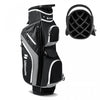 Sac De Chariot De Golf Leger Costway Avec 14 Diviseurs Superieurs De Maniere 9 Poches Sac De Refroidissement De Capuchon De Pluie
