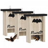 3pcs Boites A Chauves-souris En Bois, Maisons Concues Pour Attirer Les Chauves-souris